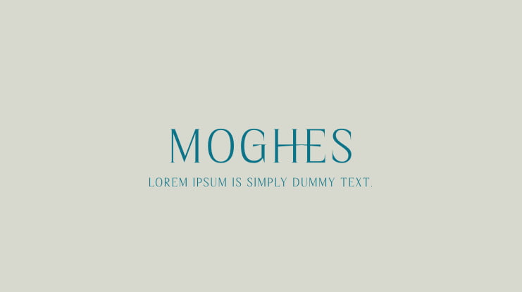 Moghes Font