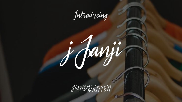 j Janji Font