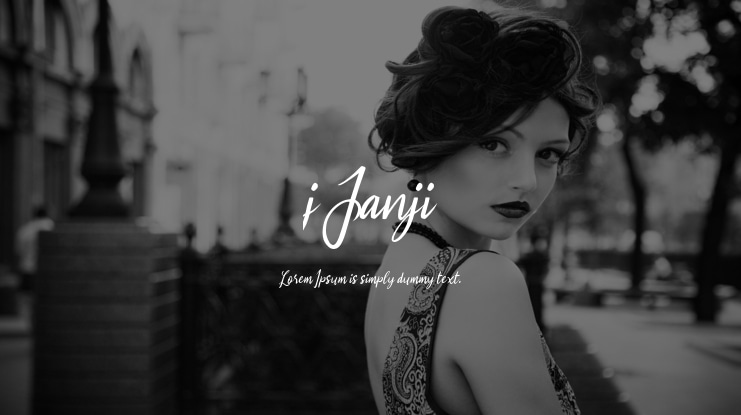 j Janji Font