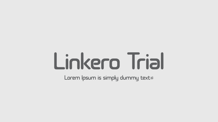 Linkero Trial Font