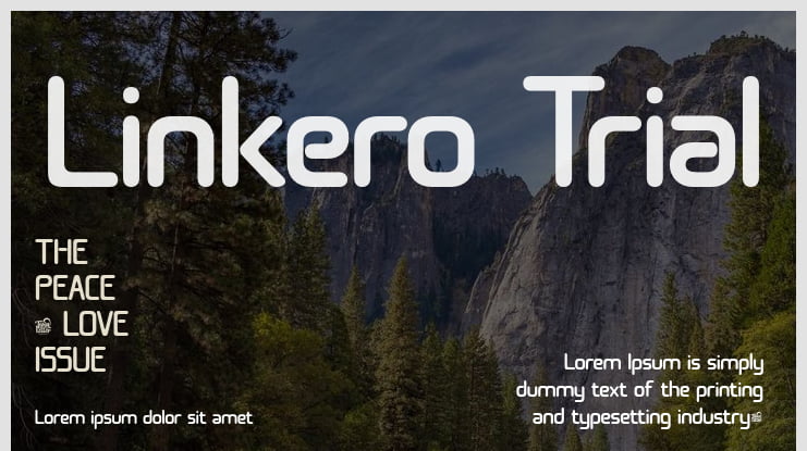 Linkero Trial Font