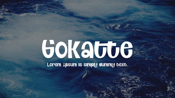 Gokatte Font