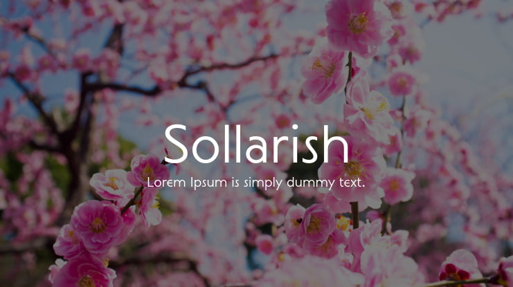 Sollarish Font