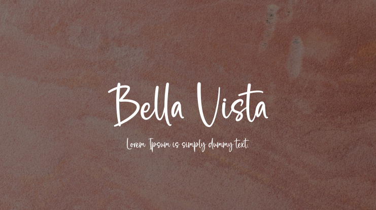 Bella Vista Font