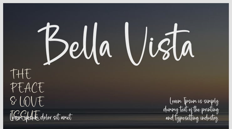 Bella Vista Font