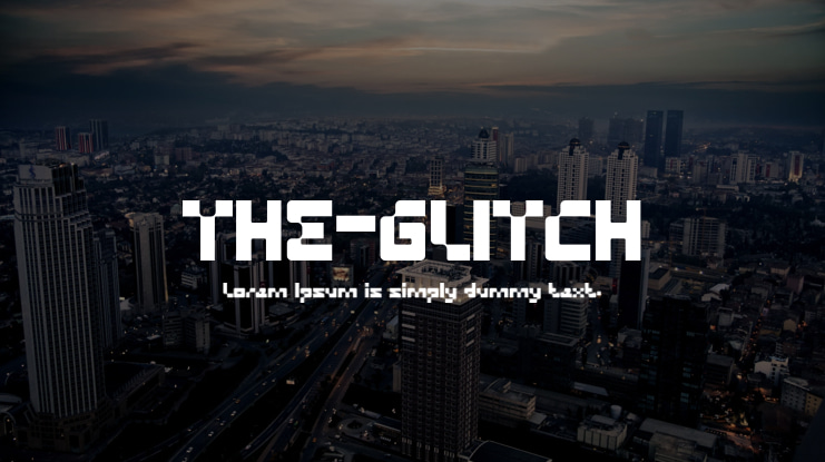 THE-GLITCH Font