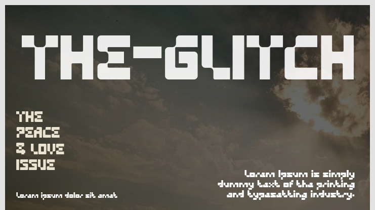 THE-GLITCH Font