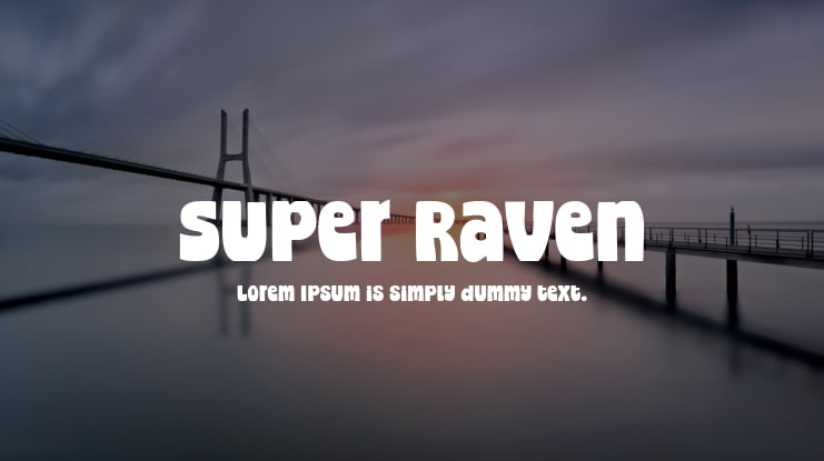 Super Raven Font