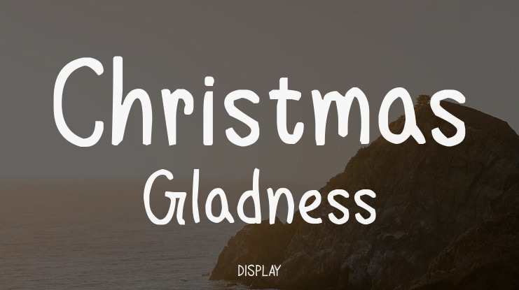 Christmas Gladness Font