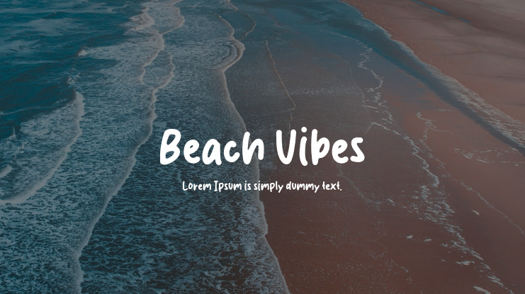 Beach Vibes Font