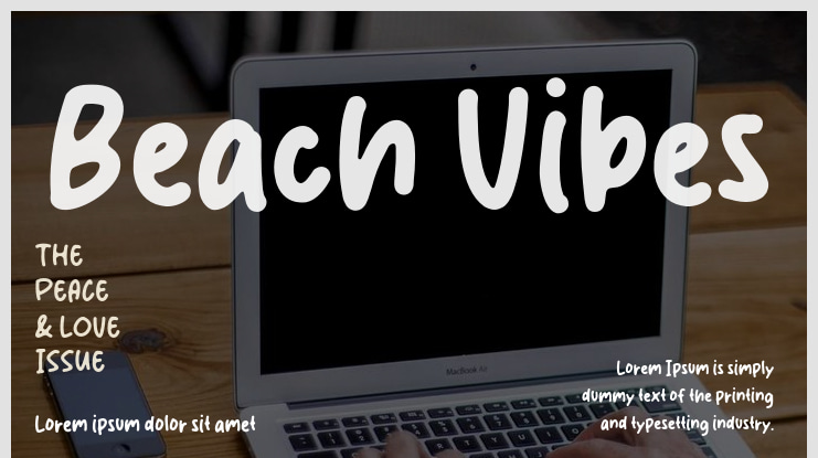 Beach Vibes Font
