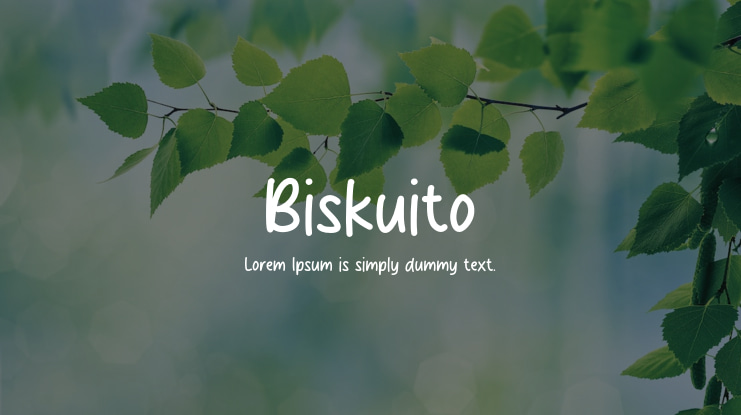 Biskuito Font