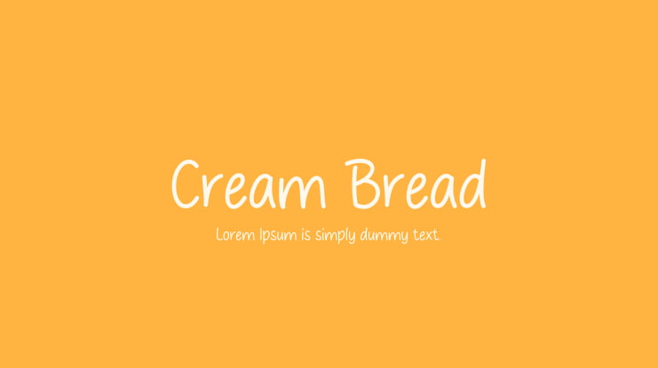 Cream Bread Font