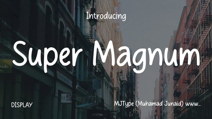 Super Magnum Font