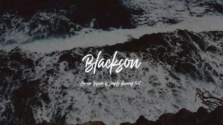 Blackson Font