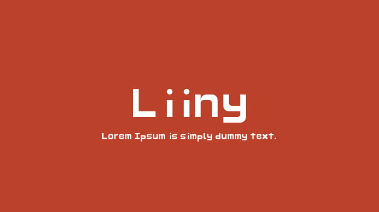 Liiny Font