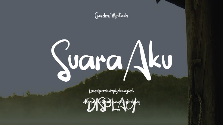 Suara Aku Font