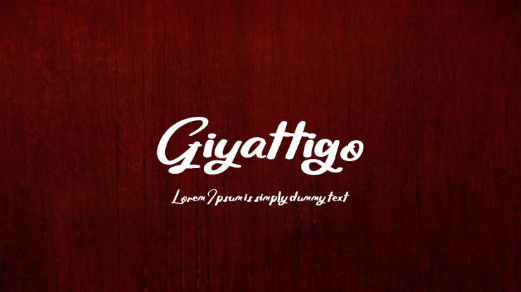 Giyattigo Font