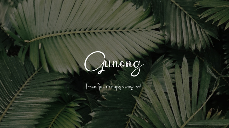 Gunong Font