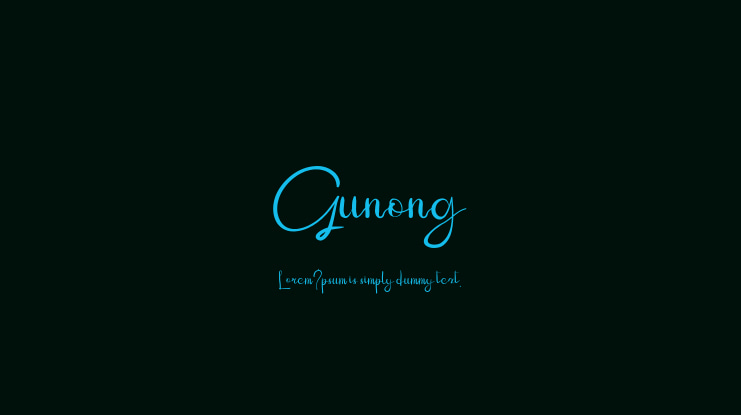 Gunong Font