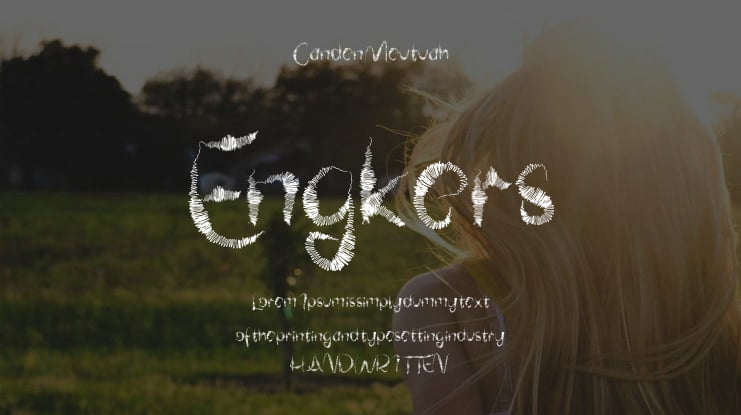 Engkers Font