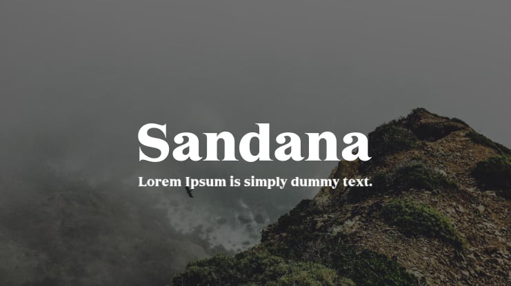 Sandana Font