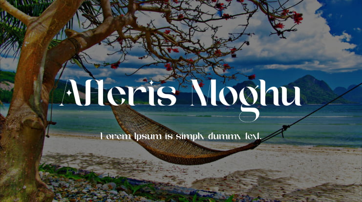Afteris Moghu Font