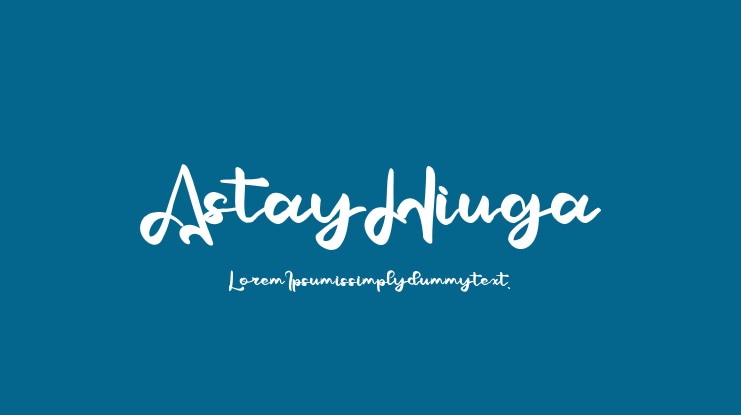 Astay Hiuga Font