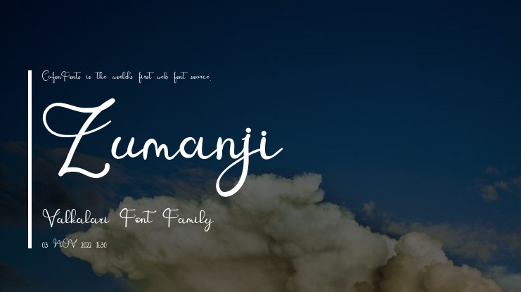 Zumanji Valkalari Font