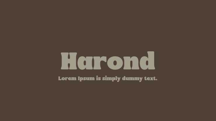 Harond Font