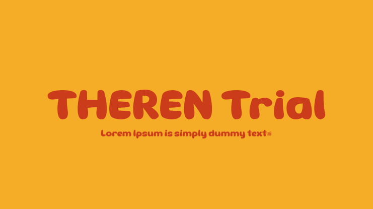 THEREN Trial Font