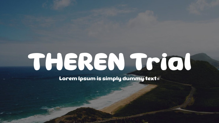 THEREN Trial Font