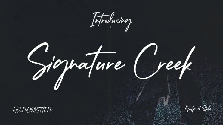 Signature Creek Font