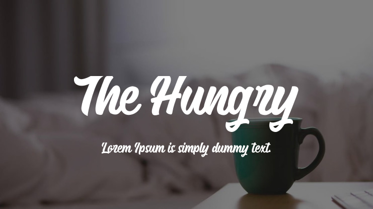 The Hungry Font