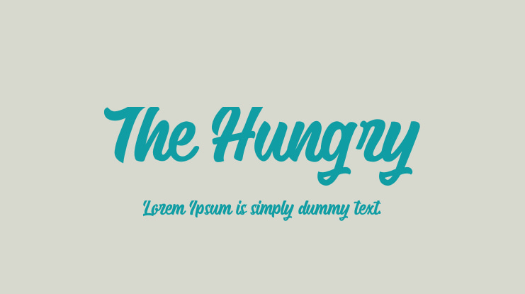 The Hungry Font