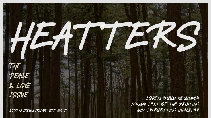 HeAtterS Font