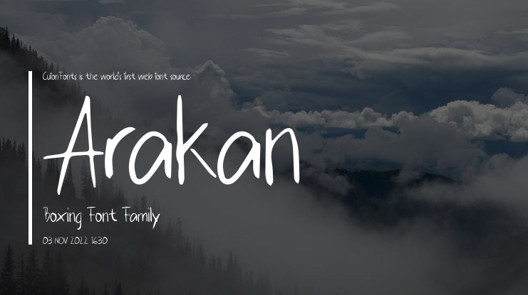 Arakan Boxing Font
