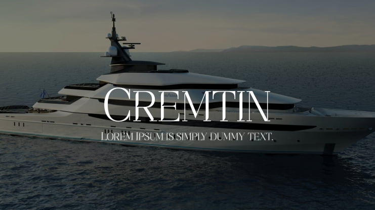 Cremtin Font