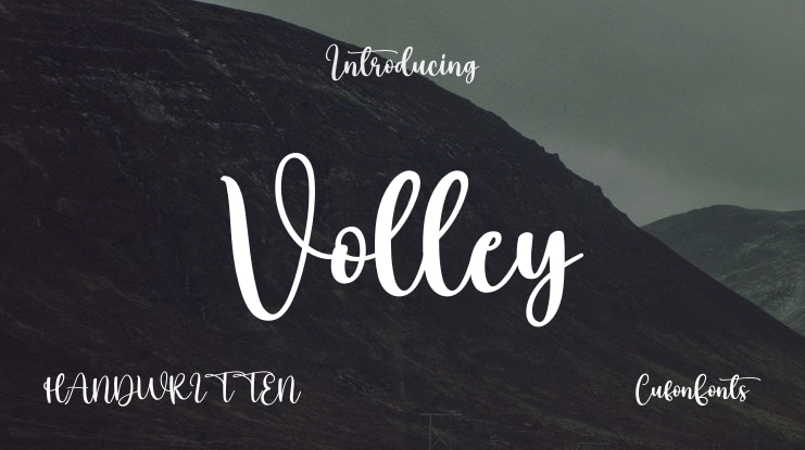 Volley Font
