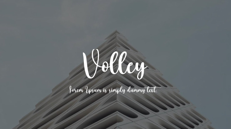 Volley Font