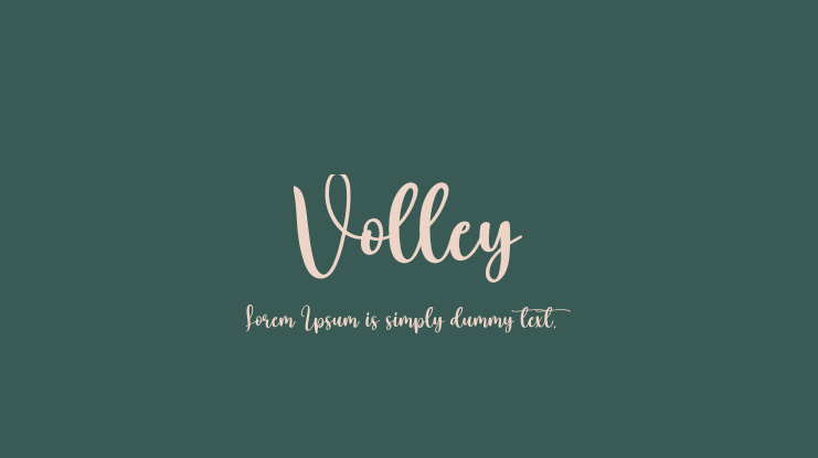 Volley Font