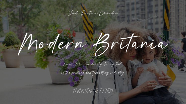Modern Britania Font