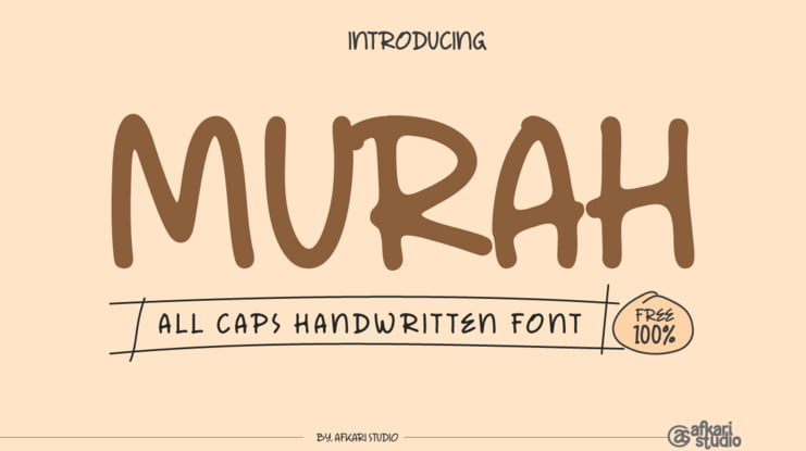Murah -  Handwritten Font