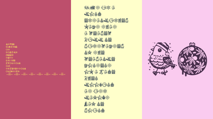 Christmas Cypher Icon PERSONAL Font Family