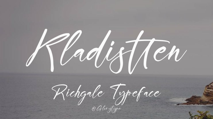 Kladistten Richgale Font