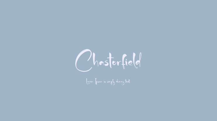 Chastorfield Font
