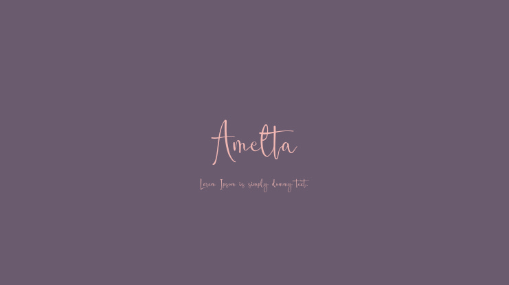 Amelta Font
