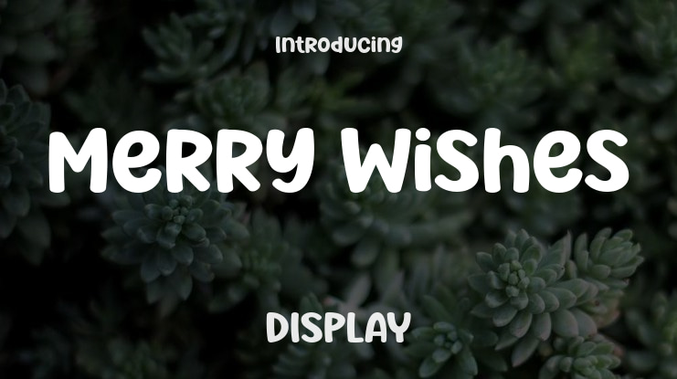 Merry Wishes Font