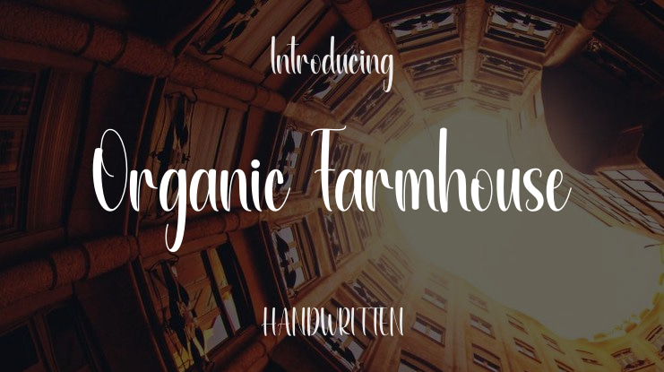 Organic Farmhouse Font