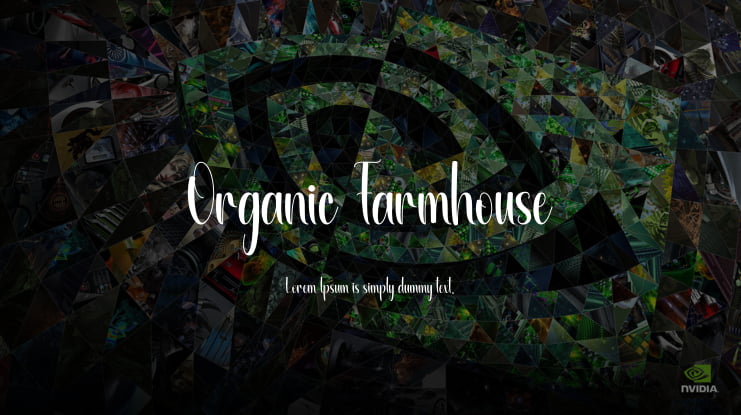 Organic Farmhouse Font